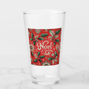 Copo De Pint Noel Vermelho e Verde