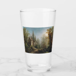 Copo De Pint Noite de Lua sobre Capela e Cavaleiros