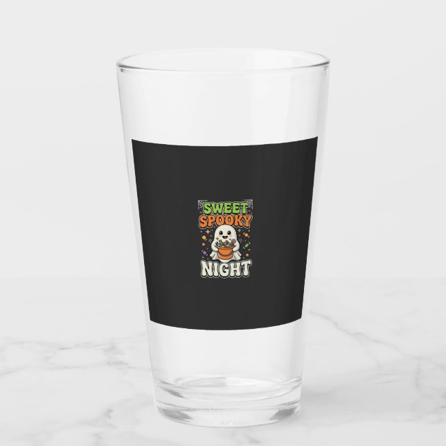 Copo De Pint Noite de Terror de Doces de Halloween (Frente)