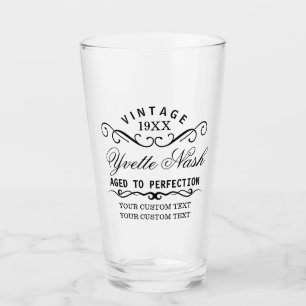 Copo De Pint Noite De Vintagem Personalizada Engraçado Com Idad