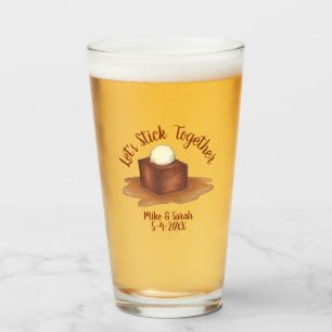 Copo De Pint Noivado Festa de casamento Sticky Toffee Pudim