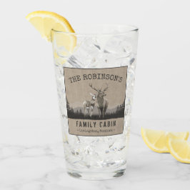 Copo De Pint Nome da família Cabina Pinheira Deer Pine Forest B