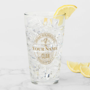 Copo De Pint Nome da Família Irlandesa Americana