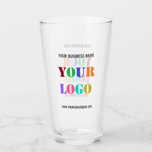 Copo De Pint Nome de logotipo personalizado Vidro personalizado