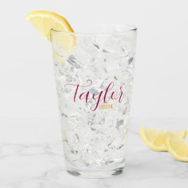 Copo De Pint Nome de Noiva Elegante 