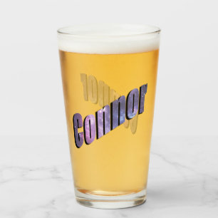 Copo De Pint Nome do Connor da Nebulosa Azul,