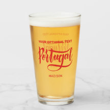 Nome e texto personalizados Portugal