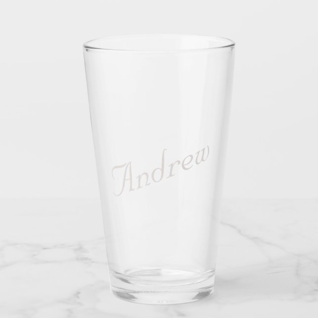 Copo De Pint Nome Editável Drinkware Tumbler (Frente)