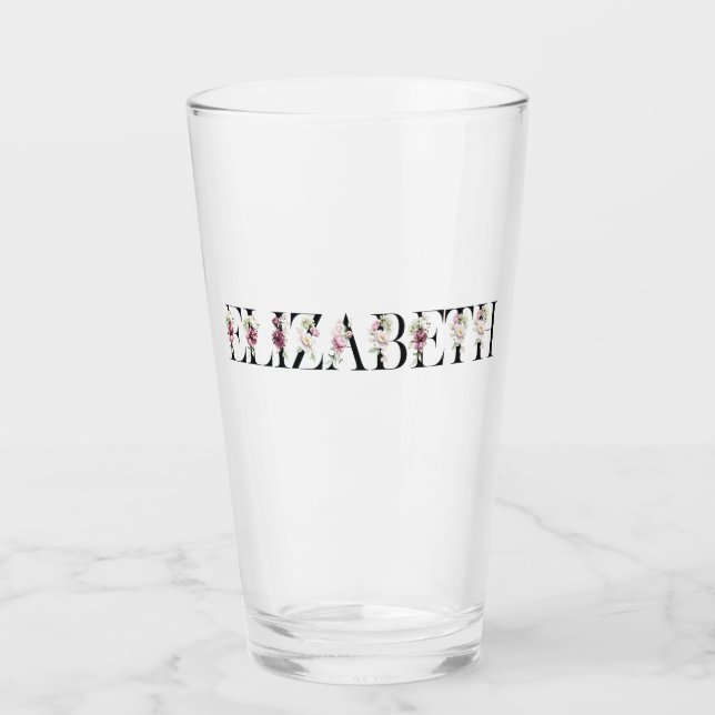 Copo De Pint Nome Elizabeth (Frente)