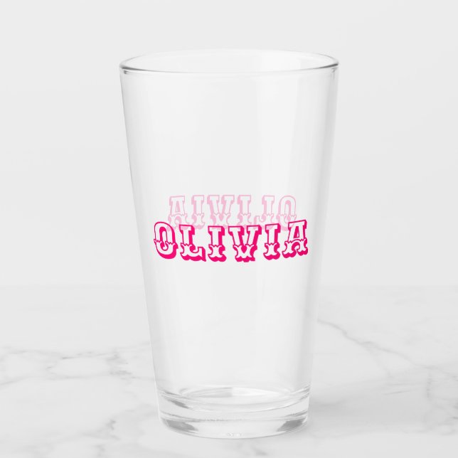 Copo De Pint Nome personalizado (Frente)