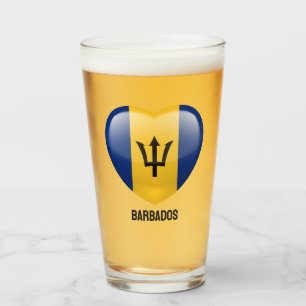 Copo De Pint Nome personalizado Barbados Amor