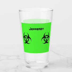 Copo De Pint Nome Personalizado De Presente Verde Acid