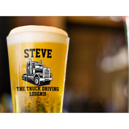 Copo De Pint Nome Personalizado do Controlador Semi Caminhão de
