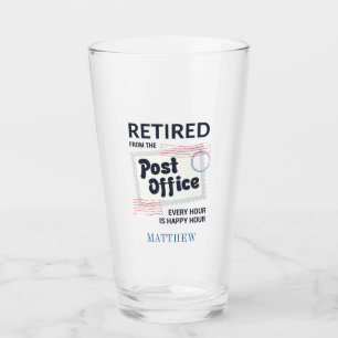 Copo De Pint Nome Personalizado do Correio do Trabalhador Posta
