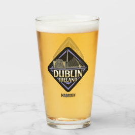 Copo De Pint Nome personalizado Dublin Irlanda