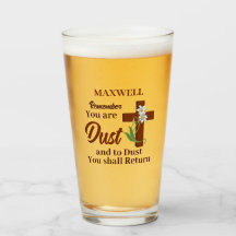 Nome Personalizado Lembre-se que Você é Pó | Quart