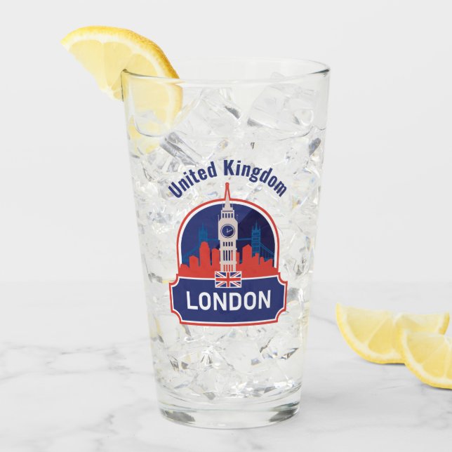 Copo De Pint Nome Personalizado Londres (Gelo frontal)