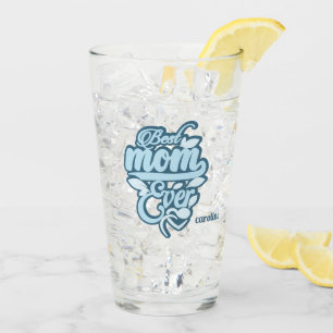 Copo De Pint Nome Personalizado "Melhor Mãe Nunca"