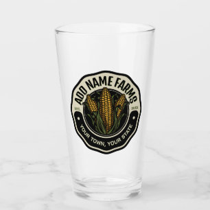 Copo De Pint Nome Personalizado Milho Doce Jardim Fazenda Agric
