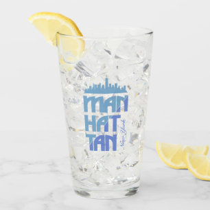 Copo De Pint Nome Personalizado / Texto Manhattan Nova York