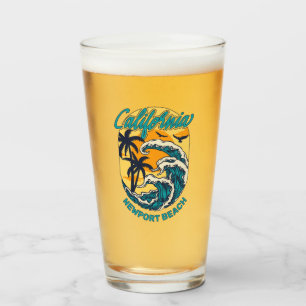 Copo De Pint Nome Personalizado / Texto Navegação na Califórnia