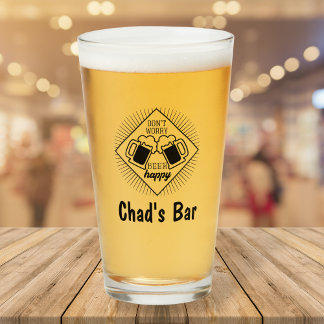 Copo De Pint Nome Personalizado Vidro de Cerveja de Bar Engraça