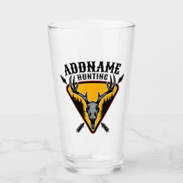 Copo De Pint NOMES ADD Caçador de Elk Caveira Grandes Caçadores