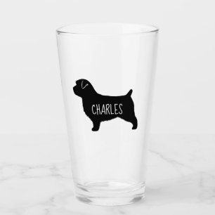 Copo De Pint Norfolk Terrier Silhouette Personalizado