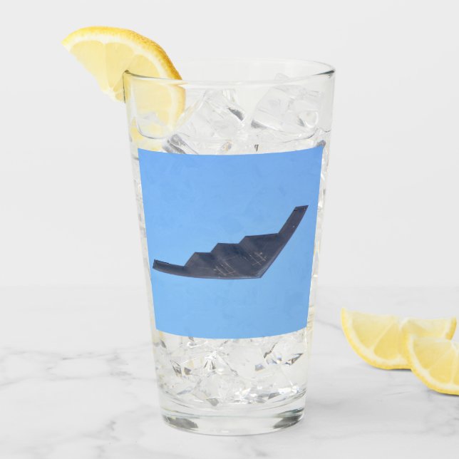 Copo De Pint Northrop Grumman B- 2 Spirit Glass (Gelo frontal)