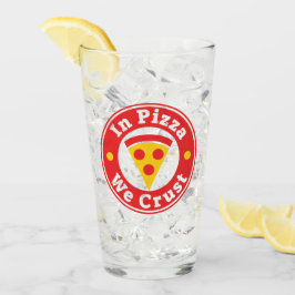 Copo De Pint Nós Crustamos em Pizza Piada Divertida de Pepperon
