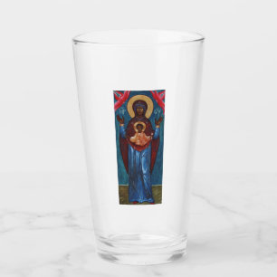 Copo De Pint Nossa Senhora do Sinal Impressão de Arte Luz Etern