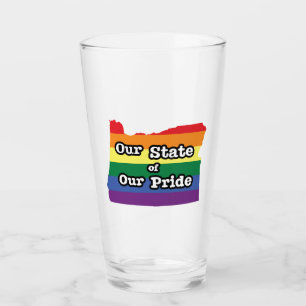 Copo De Pint Nosso Estado de Orgulho Oregon