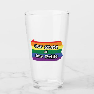 Copo De Pint Nosso Estado de Orgulho  Pensilvânia
