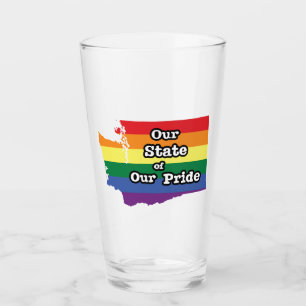 Copo De Pint Nosso Estado de Orgulho  Washington