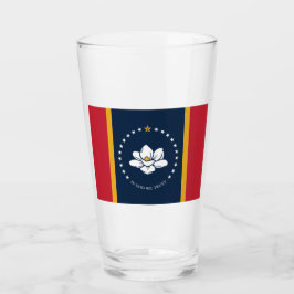 Copo De Pint Nova bandeira do Mississípi