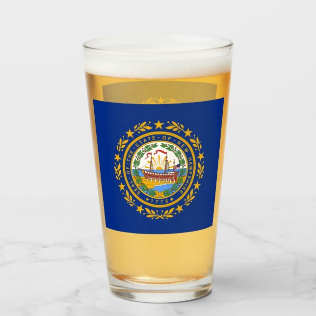 Copo De Pint Nova Hampshire (Frente (Preenchido))