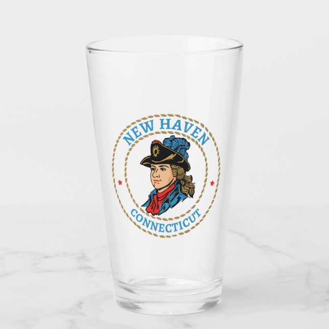 Copo De Pint Nova Haven Colonial Connecticut (Frente)