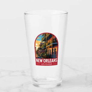 Copo De Pint Nova Orleans Louisiana Viagem Arte Vintage