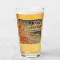 novas férias turísticas de jersey shore vintage