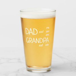 Copo De Pint Novo avô personalizado