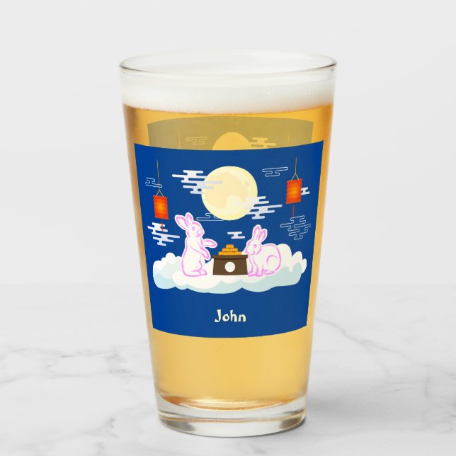 Copo De Pint Nuvens de Bolo-de-Lua do Festival de outono de méd (Frente (Preenchido))