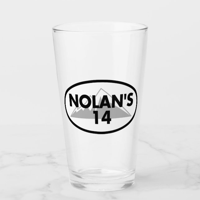 Copo De Pint O 14 Colorado Oval de Nolan (Frente)