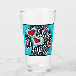 Copo De Pint O amor da data do coração bebe o destino do