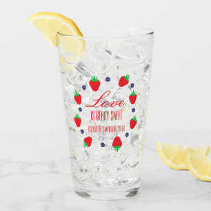 Copo De Pint O Amor É Berry, Doce Chá de panela De Fruta