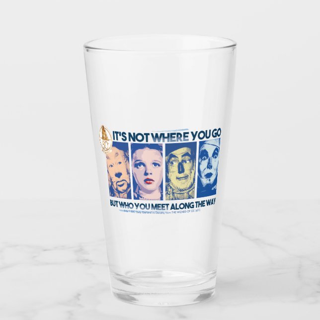 Copo De Pint O Assistente De Oz™ | Com Quem Você Se Encontra No (Frente)