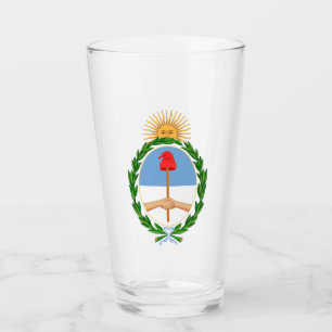 Copo De Pint O casaco de braços do Vidro Argentina