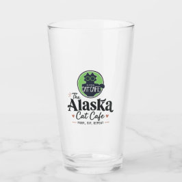 Copo De Pint O Cat Cafe do Alasca “Ronronar, Beber, Repetir”