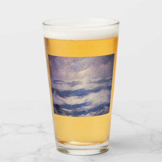 Copo De Pint O céu e o oceano (por Emil Carlsen) (Frente (Preenchido))