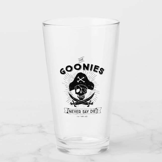Copo De Pint O Crachá Pirata "Nunca Diga Morrer" (Frente)