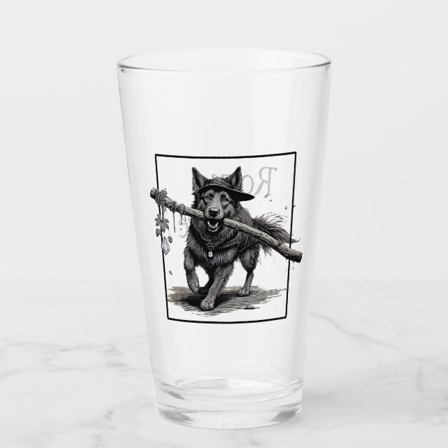 Copo De Pint O Druid, Rogue e Rye Pint Glass (Frente)
